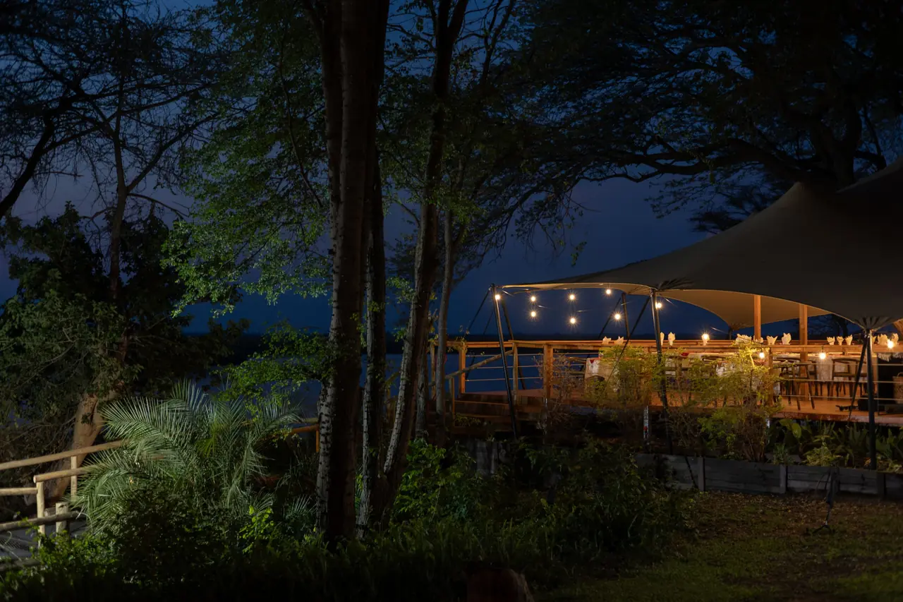 The deck after&nbsp;dark