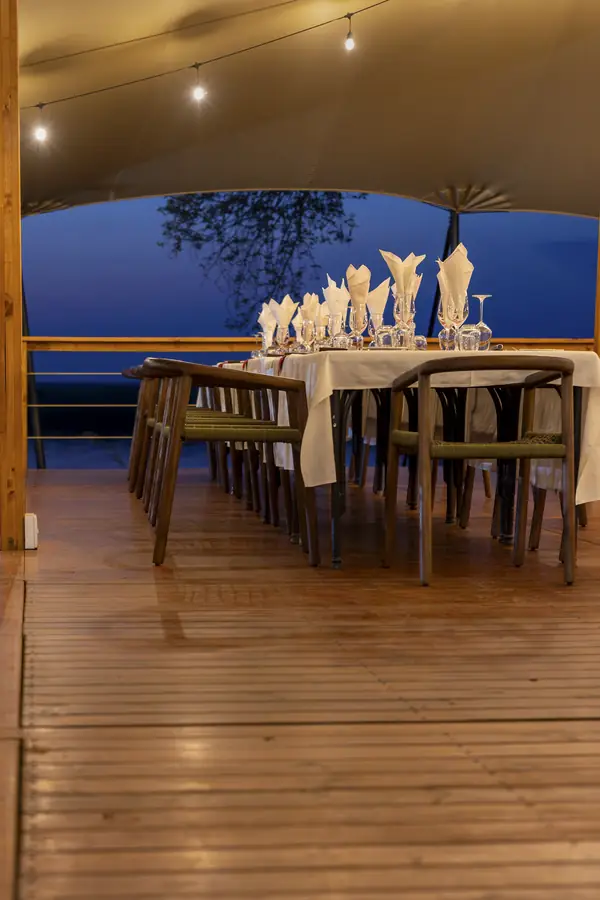 A table with a&nbsp;view